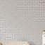 Milan Brick Vinyl Metallic Wallpaper Roll-1550732713