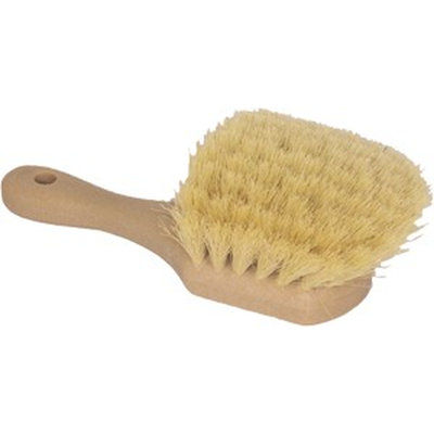 DQB 11670 8" White Tampico Utility/Pot Scrub Brush Poly Handle-1PK