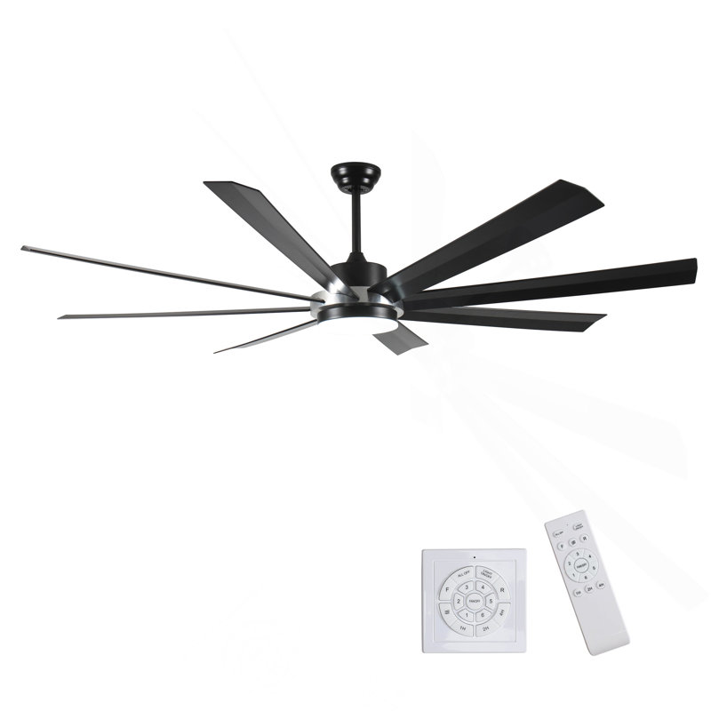 72 Inch Industrial DC Motor Ceiling Fan With Light