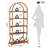 Versatile 5-Tier Arched Bookcase, Compact And Stylish Storage Solution For Books And Decor, Ideal For Small Spaces