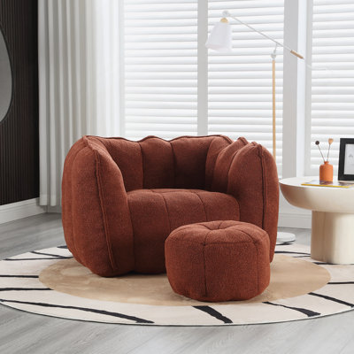 Fauteuil à billes souple avec mousse haute résilience pour le salon et la chambre à coucher