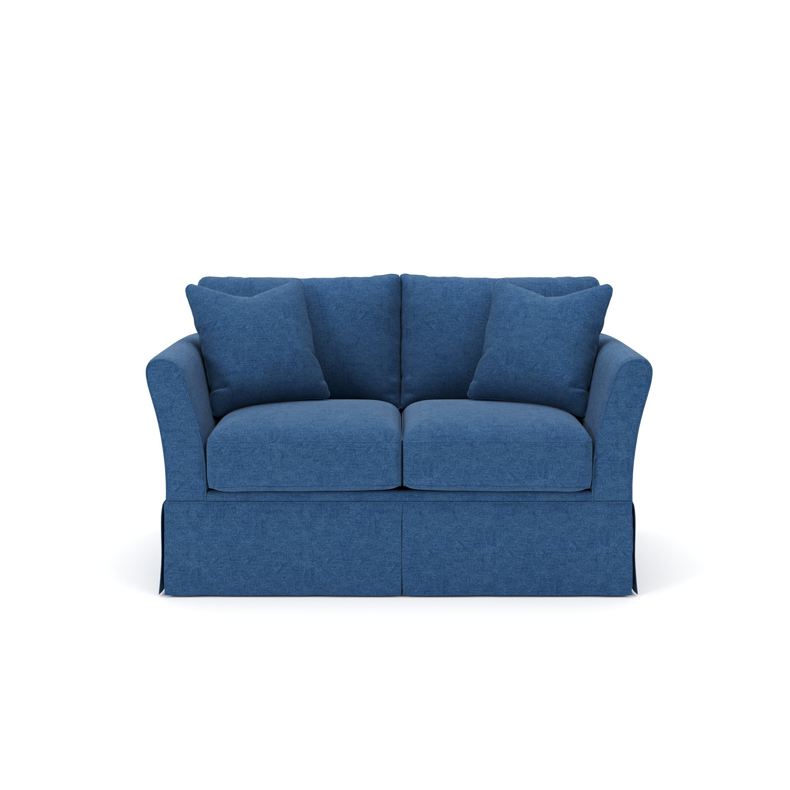 Shelby 60'' Upholstered Sleeper Sofa, Classic Indigo Denim