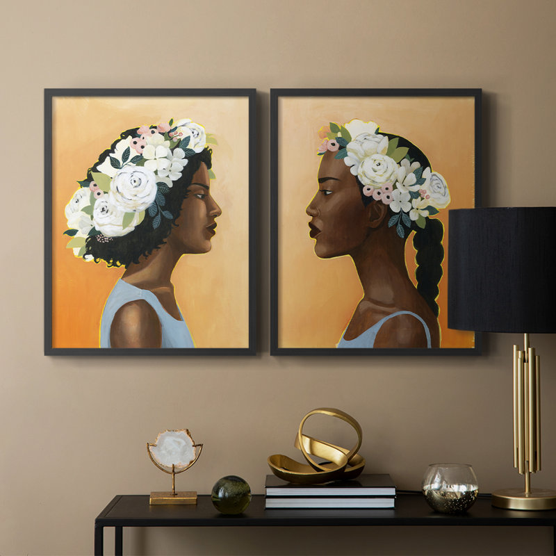 Reproduction encadrée Modern Laurel I-Premium - prête à être accrochée - aucun clou requis - aucun clou requis
