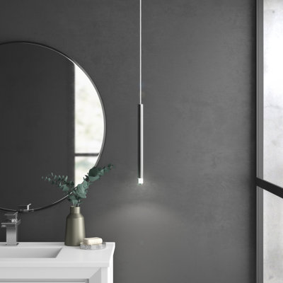 Luminaire suspendu cylindrique à DEL Ashby