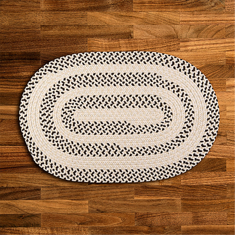 Tapis réversible en mélange de laine Talamantez - brun écorce, Tapis de couloir 2 pi x 12 pi