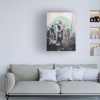 Ali Gulec DJ Square Canvas Art