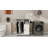 Ironing Cart With Rolling Ironing Board, Multipurpose Ironing Cabinet With Wheels, Compact Ironing Solution For Laundry Room, Bedroom,Cloakroom-White