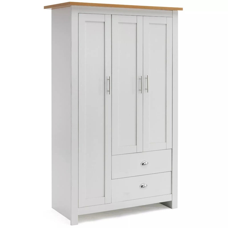 3 Door Manufactured Wood Wardrobe
