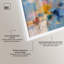 Grande décoration murale Pollen Burst Shadowbox par Art Remedy, cadre blanc, 36 x 45-1943134945-1943134949