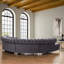 138.6'' Velvet Curved Modular Sectional Sofa-88292631
