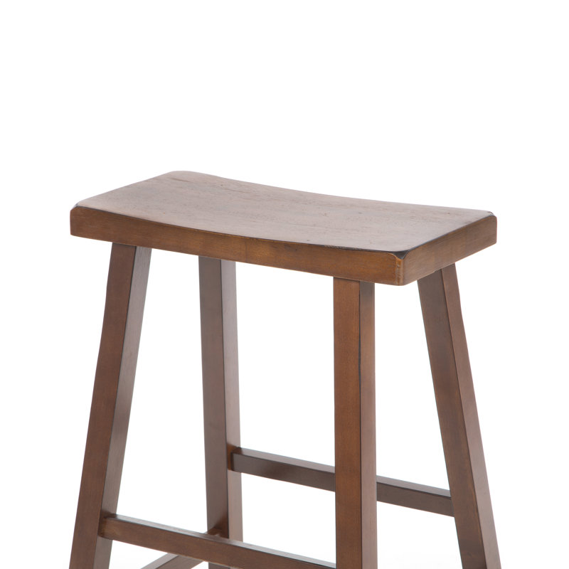 Creations Sawhorse Counter Stool, Walnut, Counter Stool (24" Seat Height)
