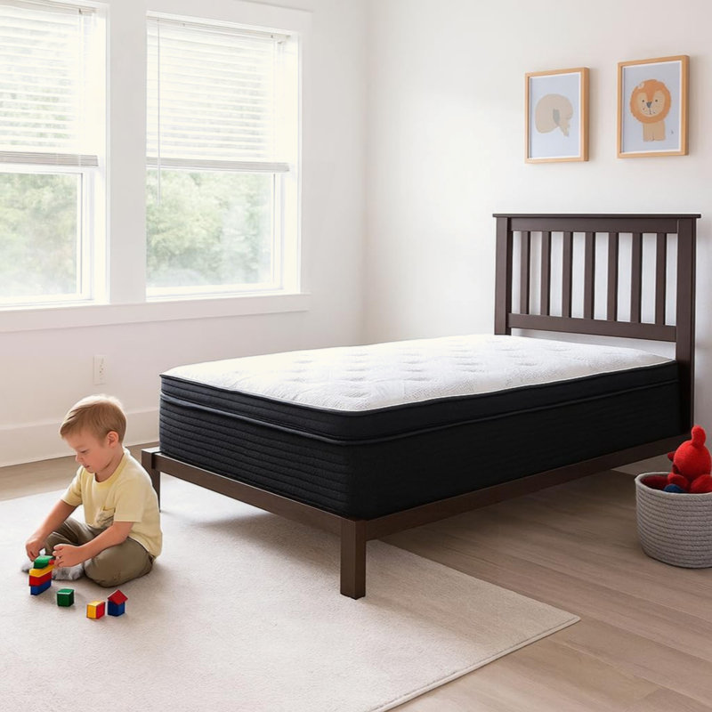 Matelas hybride moelleux de 13 pouces avec ressorts ensachés, Grand lit