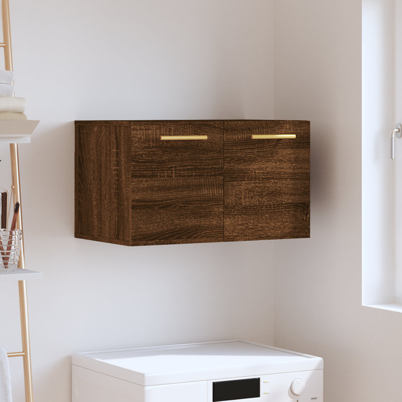 Bathroom Cabinet, Brown Oak