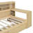 Bahiyah Wooden Multi-Functional Daybed With Storage Shelves, 2 Storage Drawers And Study Desk-1780373099-1764962301