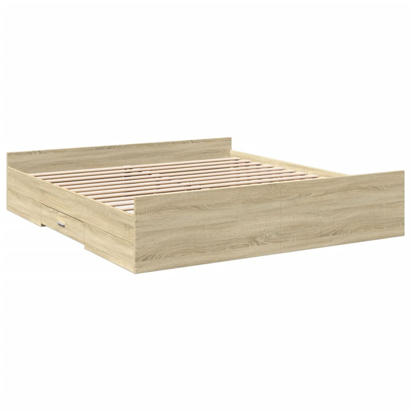 Peltz Bed, Sonoma Oak, Super King (6')