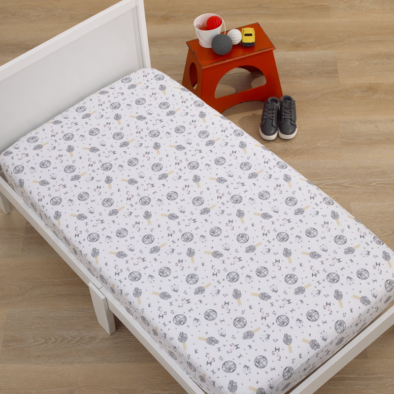 Drap-housse pour lit de bébé Star Wars May The Force Be With You