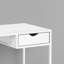 Bureau d'ordinateur, bureau personnel, ordinateur portable, tiroir de rangement, L 42 po, travail, stratifié, métal, contemporain, moderne-321234736-501110892
