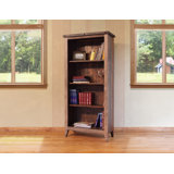 Dobby Bookcase, 12 Different Positions Available For Shelves (1 Middle Fixed Shelf + 2)