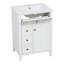 Meuble-lavabo moderne de 24 po avec lavabo, panneau de fibres à densité moyenne, bois d'hévéa, armoire à 3 tiroirs, format pour les petites et moyennes salles de bain-1453181191