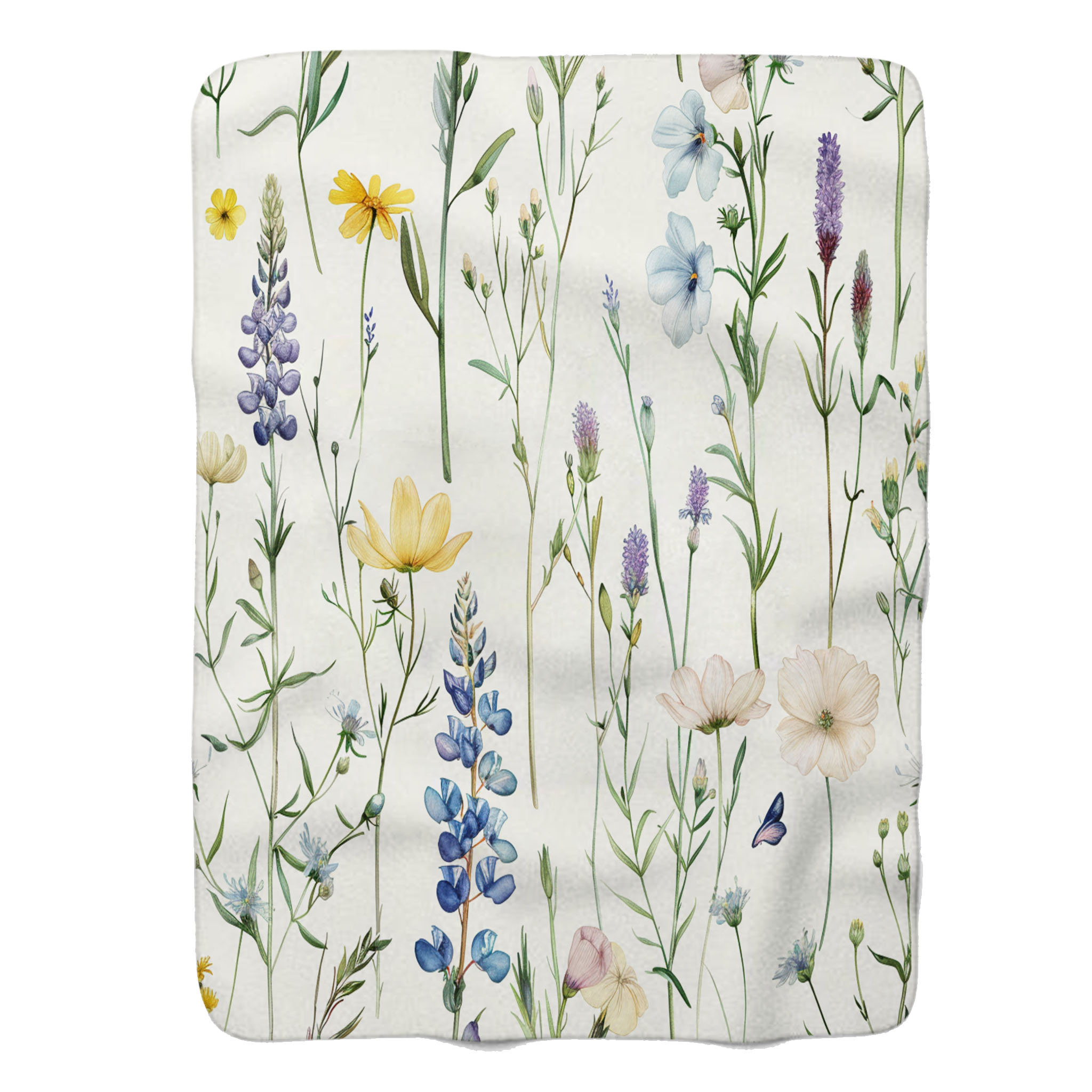 Whispering Flowers Quilted Blanket NCU0TL345 main image 1