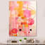 «Pink Island Sunrise Collage», art mural abstrait-287693645-483831794