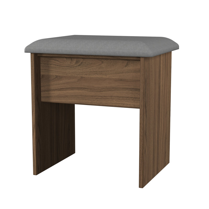 Fully Assembled Lyndale Dressing Table Stool, Walnut