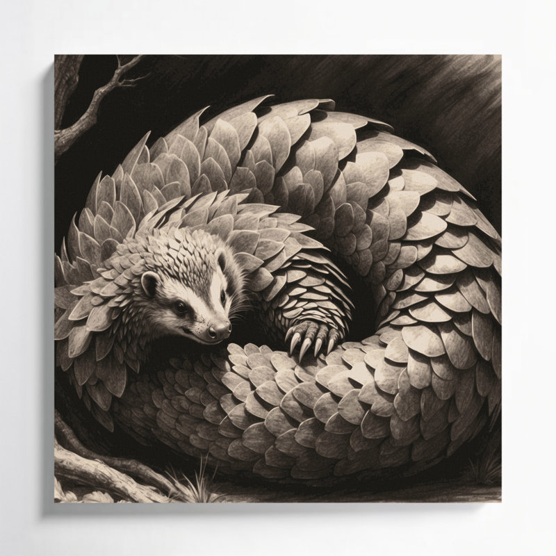 Art sur toile noir