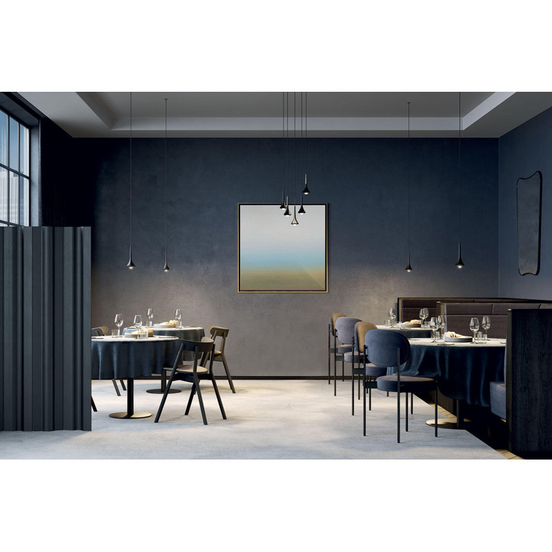 Lodes Rain Suspension Lamp Black Cable Line-V, Black