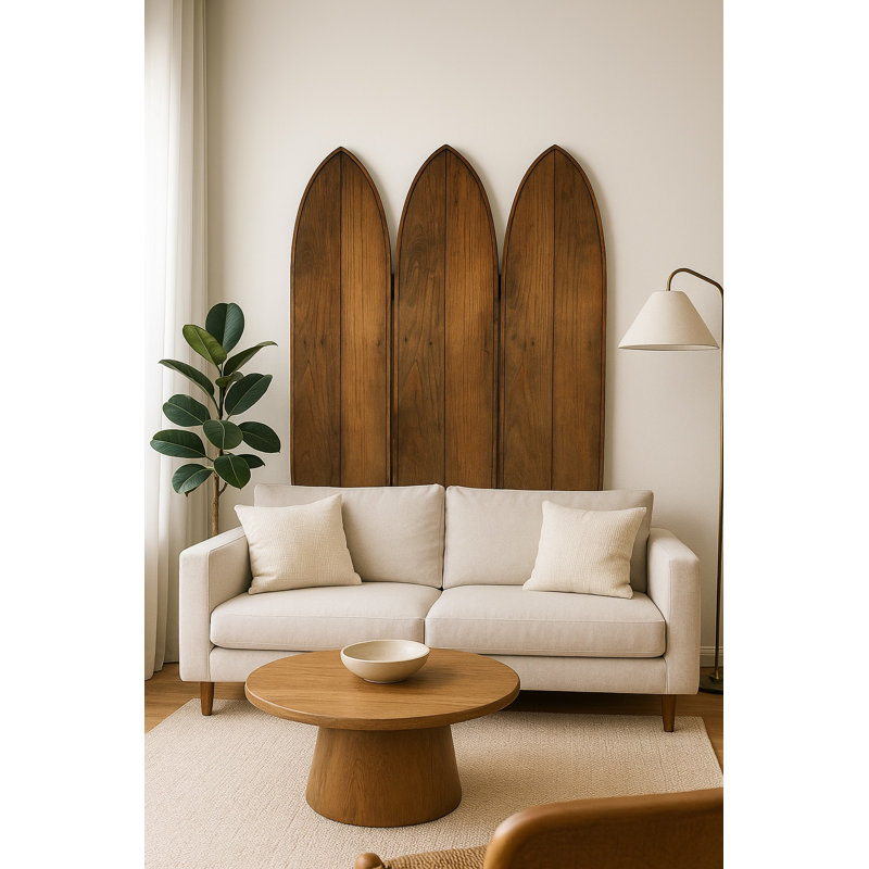 Panel Solid Wood Folding Room Divider