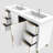 59.13'' Double Bathroom Vanity with Acrylic Top