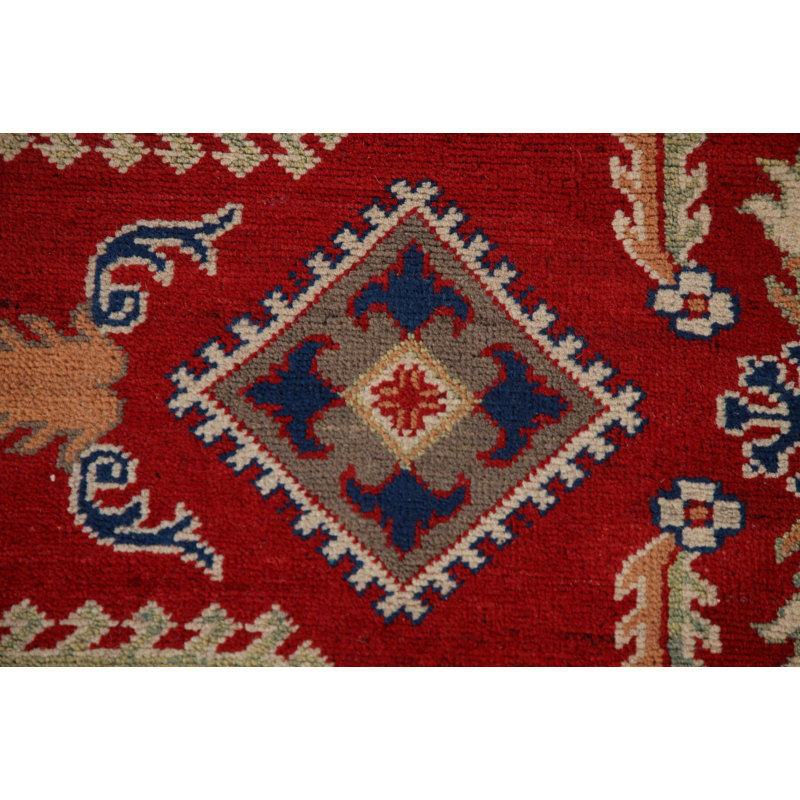 Handmade Kazak Oriental Area Rug
