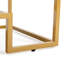 Ensemble de table de salon 3 pièces, table basse en verre 3 pièces et table de bout avec cadre en métal pour le salon-106845944-106845945