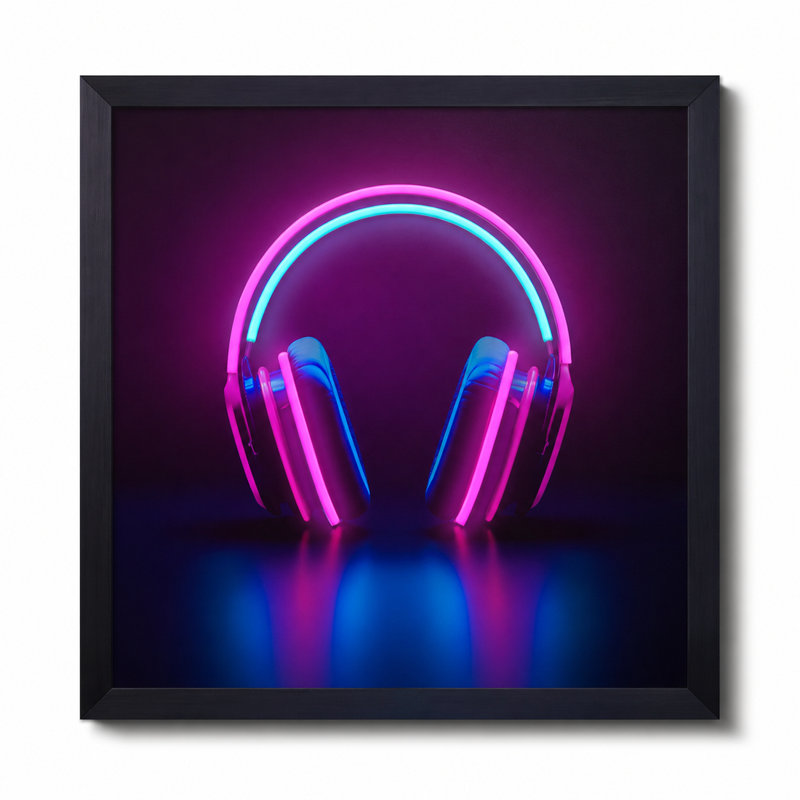 Neon Game Controller LED Wall Art, 20L x 16W