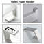 Ensemble de 4 serviettes de bain avec porte-papier hygiénique 2 en 1-92199074