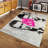 Non-woven Soft Type Printed Rug with Intricate Floral Design Ideal for Enhancing Decor in Living Room Bedroom and Hallway-114330101