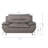 62.6'' Faux Leather Sofa Loveseat Couch