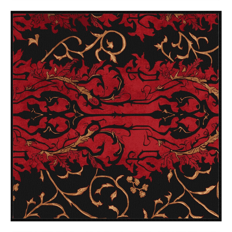Golden Diadem Rug, Square 8'