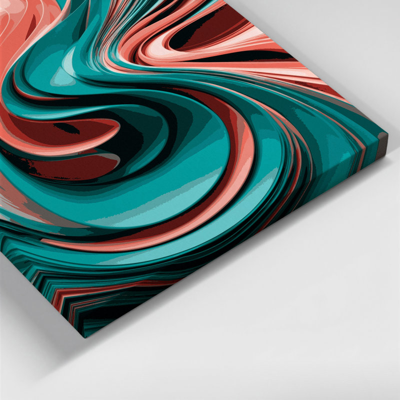 Art numérique sur toile grise numérique 69, H 16 po x l 20 po