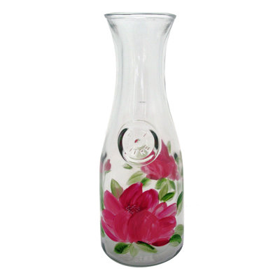 Peony 33.81oz. Glass Beverage Dispenser
