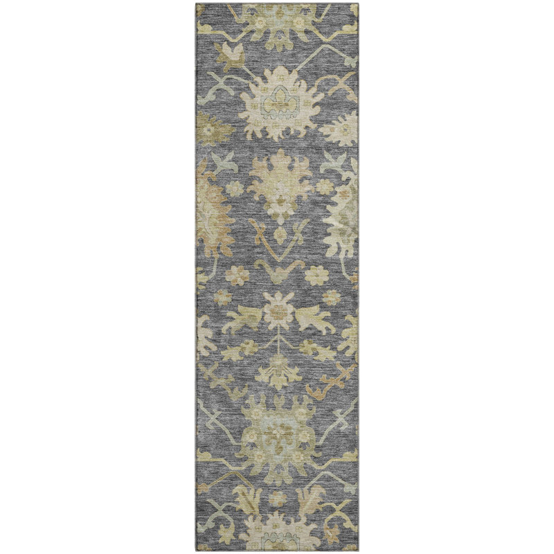 Tapis Gurubaksh AMF1150 de qualité supérieure lavable à la machine, Tapis de couloir 2 pi 3 po x 7 pi 6 po