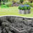 Romeshia Metal Barrel Planter