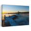 Sunset Grand Marais Harbor Grand Marais Minnesota USA 1 Piece Wrapped Canvas Wall Art-1778898120