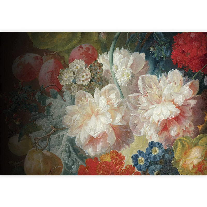 Peel & Stick Floral Border, 66" L x 96" W