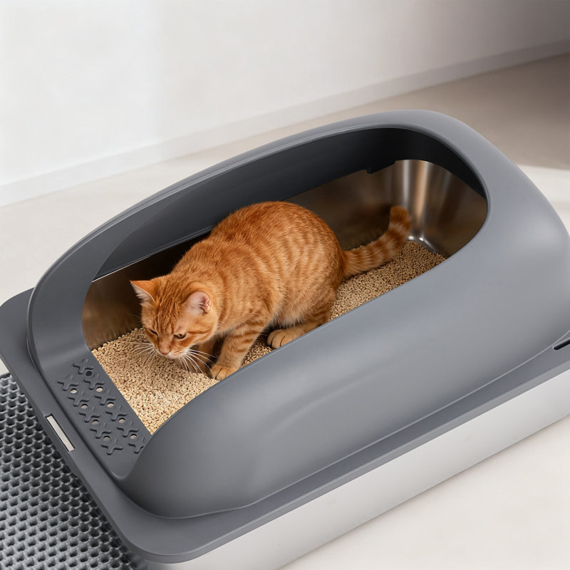 Cat Litter Box, Black