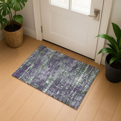 Premium Machine Washable Mouton Geometric Rug