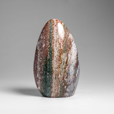 Forme libre de jaspe de l'océan poli de Madagascar (2 lb)