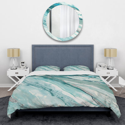 Silver Springs II Blue Green - Nautical & Coastal Comforter Bedding Set