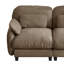 Canapé quatre places avec pouf, canapé moderne en chenille douce pour salon, appartement-420108144