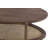 Avalon Walnut And Cane Coffee Table