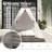 90.5" Wicker Outdoor Patio Daybed With Colorful Pillows,Cushions-1608493419